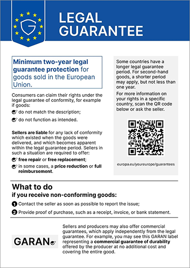 Legal Guarantee